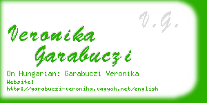 veronika garabuczi business card